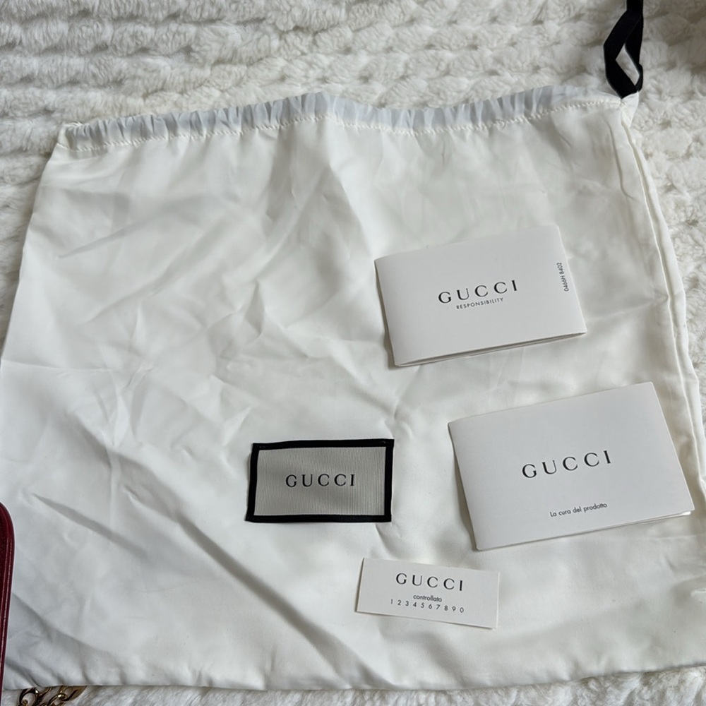 Gucci Marina Suede Handbag-576421-Authentic-EUC - Picture 15 of 17
